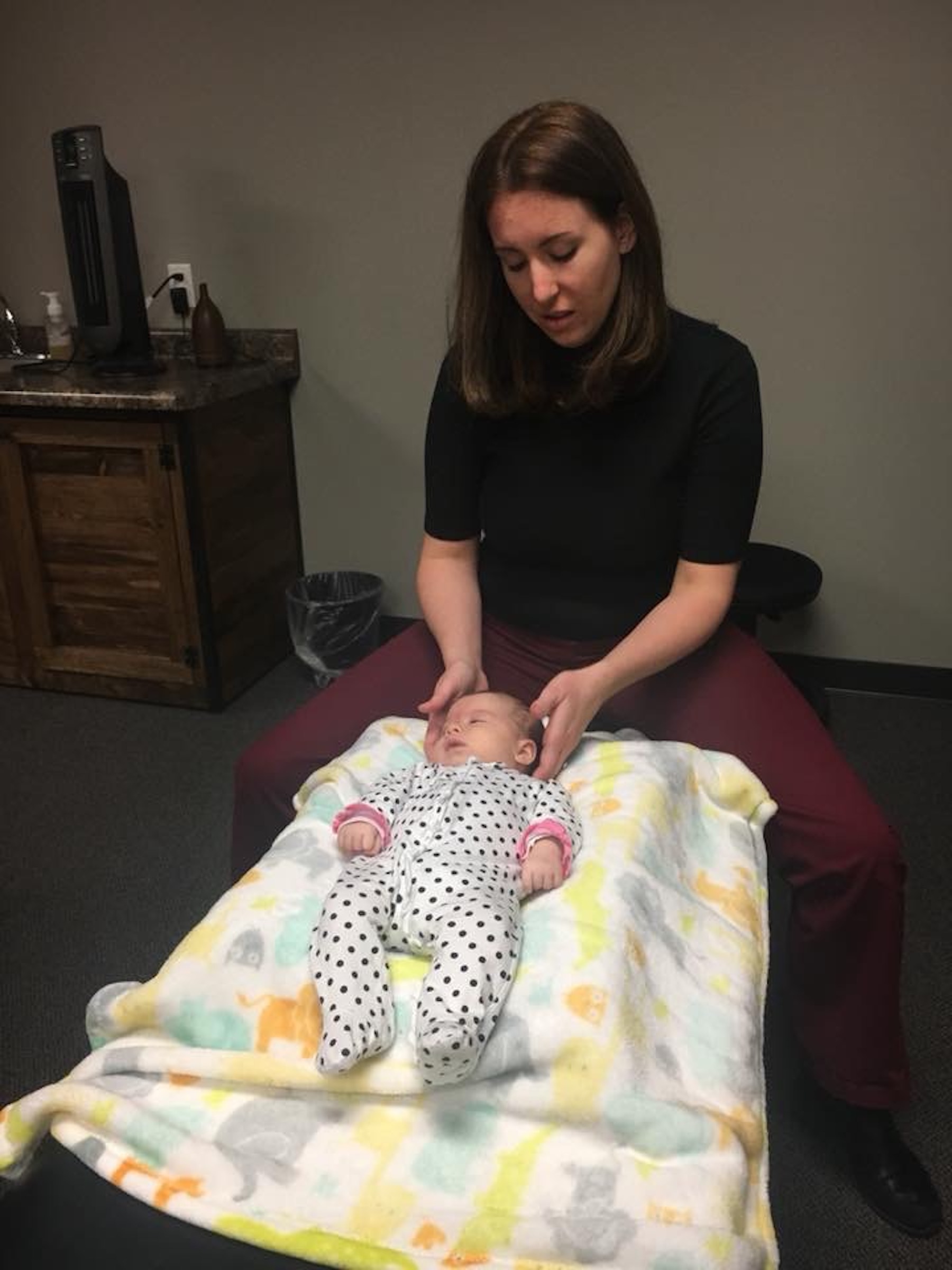 shakopee chiropractor baby adjustment Kristen+Hager